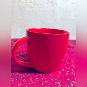 Starbucks mug, beautiful red. Great for holiday or collectors